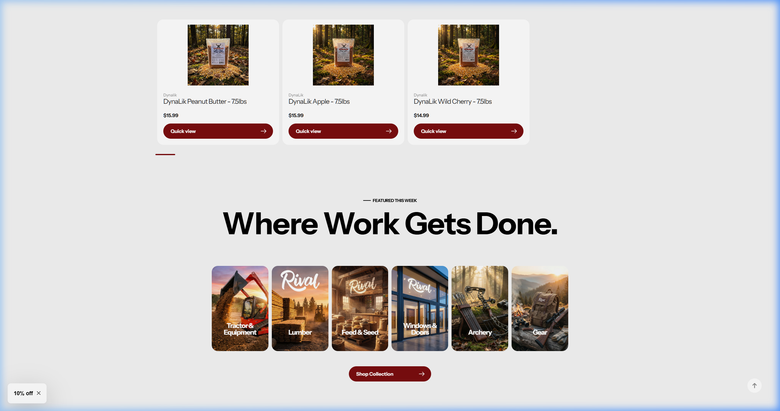 Rival Feed & Seed — E-Commerce Store — deliverable 2
